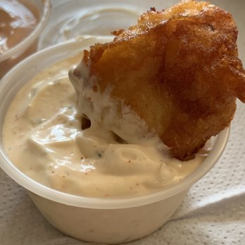 The Sticks - Halibut Fish & Chips in Tarter Sauce - Fish & Chips Near Me - Depoe Bay, Oregon
