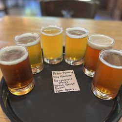 Equinox Brewing - IPA Flight: Pedal Powered, Sky Harbor, Grapefruit Hazy, Space Ghost, Pular, & 12th Anniversary.