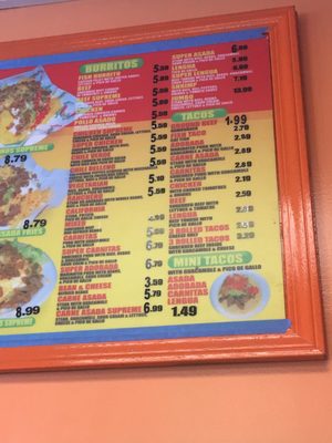 Menu photo 7 El Super Taco Alamosa, CO