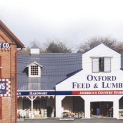 Oxford Feed & Lumber - 1880 and 1999
