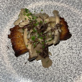 Mink - Truffled potato pave - Seafood Near Me - Detroit, Michigan Mink - Truffled potato pave - Seafood Near Me - Detroit, Michigan