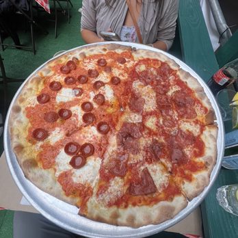 Rubirosa - Half Honey and Half Voda with pepperoni - Italian Near Me - New York, New York Rubirosa - Half Honey and Half Voda with pepperoni - Italian Near Me - New York, New York