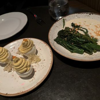 Fixe Austin's Southern House - Deviled Eggs Sautéed Broccolini - Southern Near Me - Austin, Texas