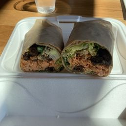 Salmon Caesar Wrap