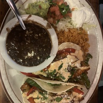Fajita Grande - Salmon tacos with rice and black beans - Mexican Near Me - Hagerstown, Maryland