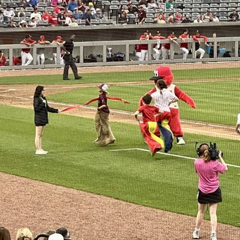 Erlanger Park - Fun picnic-style games for the fans between innings! - Baseball Fields Near Me - Chattanooga, Tennessee