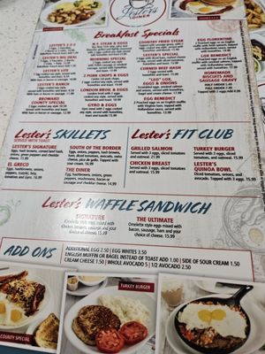 Menu photo 4 Lester's Diner Pompano Beach, FL