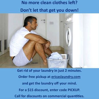 Erica's Laundry & Wash and Fold - No more clean clothes left?
There are easier ways to get your laundry done!
Order FREE pickup and delivery at ericaslaundry.com - Laundry Services Near Me - Tarzana, California Erica's Laundry & Wash and Fold - No more clean clothes left?
There are easier ways to get your laundry done!
Order FREE pickup and delivery at ericaslaundry.com - Laundry Services Near Me - Tarzana, California