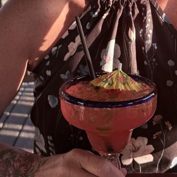 Nokomo's Sunset Hut - Strawberry jalapeño margarita - Seafood Near Me - Nokomis, Florida Nokomo's Sunset Hut - Strawberry jalapeño margarita - Seafood Near Me - Nokomis, Florida