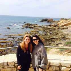 Jeryl Brunner freelance writer for the NY Times and Parade Magazine enjoys a tour of Crystal Cove State Park.