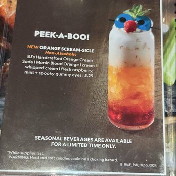 BJ's Restaurant & Brewhouse - Peek a boo drink - American Near Me - Temple, Texas
