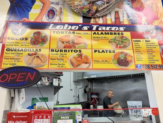 Menu photo 1 Lobo’s Tacos San Jose, CA Menu photo 1 Lobo’s Tacos San Jose, CA