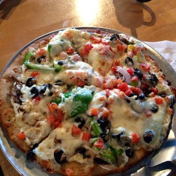 Lil' Ricci's - Gluten-Free Crust Veggie Combo Pizza (with White Sauce)... Yum!!!! - Pizza Near Me - Golden, Colorado Lil' Ricci's - Gluten-Free Crust Veggie Combo Pizza (with White Sauce)... Yum!!!! - Pizza Near Me - Golden, Colorado