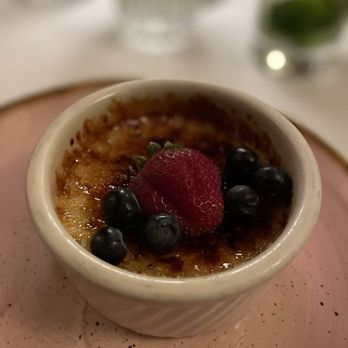La Quinta Cliffhouse - Burnt Cream aka Crème Brule - Seafood Near Me - La Quinta, California La Quinta Cliffhouse - Burnt Cream aka Crème Brule - Seafood Near Me - La Quinta, California