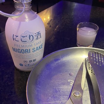 Iron Age at Halcyon - Unfiltered Bottle of Sake - Steakhouses Near Me - Alpharetta, Georgia