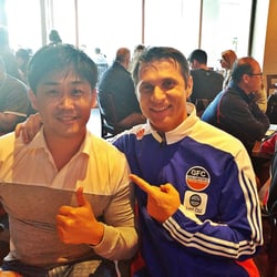 Tiger Joo Personal Trainer - Thanks to my clients Aaron and Aiden Ahn I had the honor to meet one of the greatest foil fencers in the world, Sergei Golubitsky