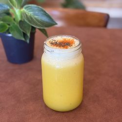 Sliced Limon - Fire Starter Juice: turmeric, cayenne pepper, ginger, apple, pineapple & chia