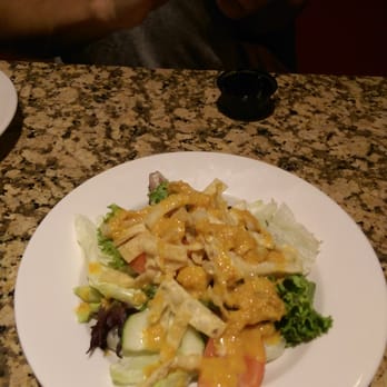 Shiki Sushi - House salad with ginger dressing - Sushi Bars Near Me - Durham, North Carolina
