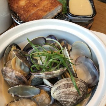 Shinya Shokudo - clams steamed with Sake - Izakaya Near Me - Seattle, Washington