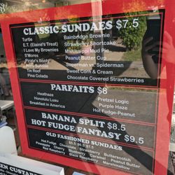 Cibiks Dairy Island - Menu