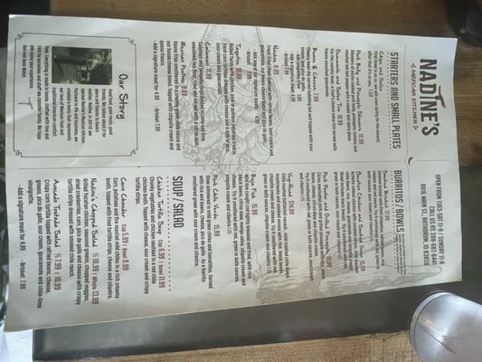 Menu photo 1 Nadine's Mexican Kitchen Rathdrum, ID