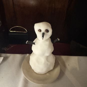 Rao's - They made us a snow man on a plate - Italian Near Me - New York, New York
