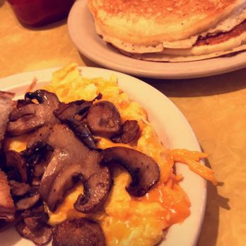 Al's Breakfast - The "spike" eggs & mushrooms with a garlic sauce & short stack of pancakes. - Diners Near Me - Minneapolis, Minnesota Al's Breakfast - The "spike" eggs & mushrooms with a garlic sauce & short stack of pancakes. - Diners Near Me - Minneapolis, Minnesota