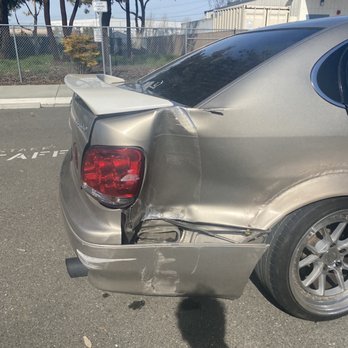 Fast Bumper & Body - Damage from Wreck - Mobile Dent Repair Near Me Fast Bumper & Body - Damage from Wreck - Mobile Dent Repair Near Me
