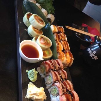 Avocado Sushi - Beautiful display of our sushi rolls. - Sushi Bars Near Me - Staten Island, New York