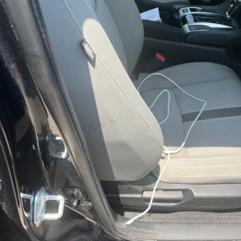 Thrifty Car Rental - Stained and dirty seat - Car Rental Near Me - Jacksonville, Florida