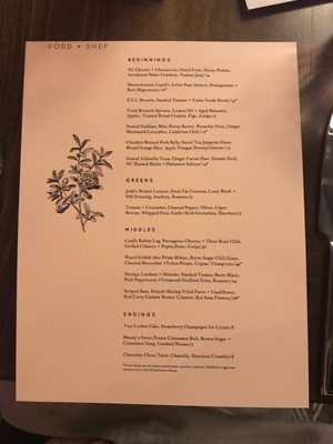 Menu photo 2 Ford + Shep Greenville, NC Menu photo 2 Ford + Shep Greenville, NC