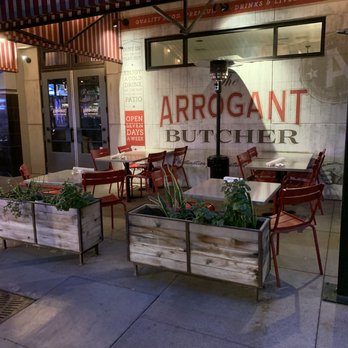 The Arrogant Butcher - Literally no one sitting here for the half hour we waited - American Near Me - Phoenix, Arizona