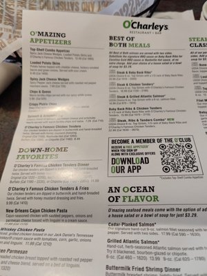 Menu photo 1 O'Charley's Restaurant & Bar Glen Allen, VA