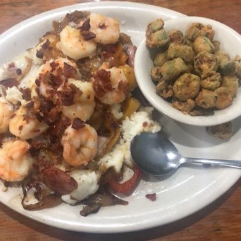 Mayo's Seafood Restaurant - Shrimp - N - Grits Fried Okra - Seafood Near Me - Bayboro, North Carolina Mayo's Seafood Restaurant - Shrimp - N - Grits Fried Okra - Seafood Near Me - Bayboro, North Carolina