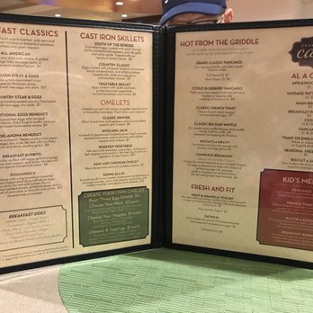 Grand Cafe - Breakfast menu - Breakfast & Brunch Near Me - Shawnee, Oklahoma