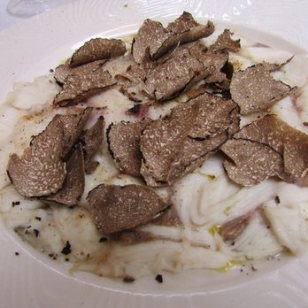 Nabucco - Blanched sea bass carpaccio & truffle - Seafood Near Me - Milan, Michigan Nabucco - Blanched sea bass carpaccio & truffle - Seafood Near Me - Milan, Michigan