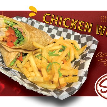 Spinz Handmade Food - chicken wrap with fries - Pizza Near Me - Jacksonville, Florida Spinz Handmade Food - chicken wrap with fries - Pizza Near Me - Jacksonville, Florida