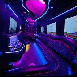 A Limo Excursion and Wine Tours - 12 Passenger Mercedes Sprinter Limo seating Van 
Bluetooth Sound system
3 Wet Bars