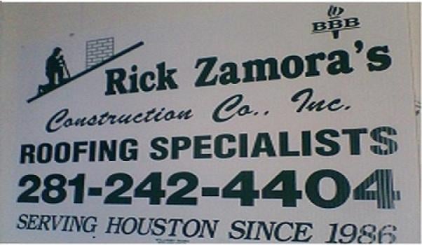 Slide of Rick Zamora's Roofing & Construction Co, Inc