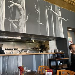 Tree House Vegetarian Restaurant - Open kitchen love it 022126