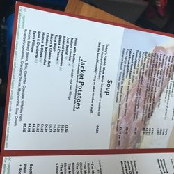 Cafe Revival - Menu options in cafe revival