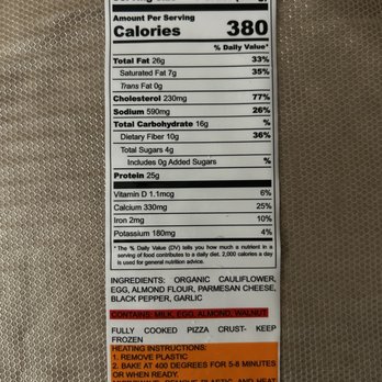 GNC - CAS Cauliflower Pizza Crust - Vitamins & Supplements Near Me - Jupiter, Florida GNC - CAS Cauliflower Pizza Crust - Vitamins & Supplements Near Me - Jupiter, Florida