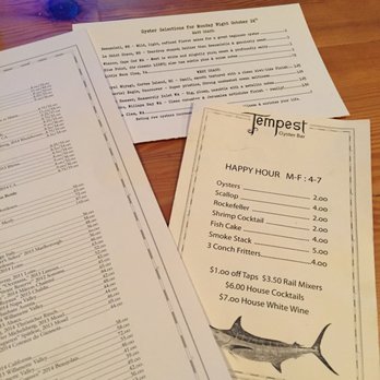 Tempest Oyster Bar - Dig in, it's happy hour. - Bars Near Me - Madison, Wisconsin Tempest Oyster Bar - Dig in, it's happy hour. - Bars Near Me - Madison, Wisconsin