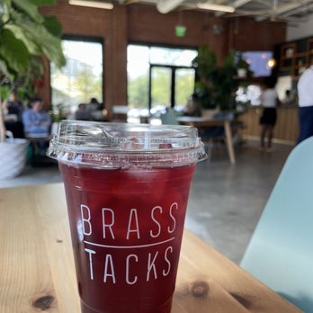 Brass Tacks - Blueberry hibiscus tea - Coffee & Tea Near Me - Houston, Texas Brass Tacks - Blueberry hibiscus tea - Coffee & Tea Near Me - Houston, Texas