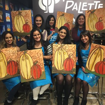 Pinot's Palette - Our cute little pumpkins!! All the paintings turn out great! doesn't matter if you are good or bad at painting. - Paint & Sip Near Me - Livermore, California Pinot's Palette - Our cute little pumpkins!! All the paintings turn out great! doesn't matter if you are good or bad at painting. - Paint & Sip Near Me - Livermore, California