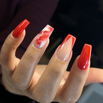 Yolo Beauté - Acrylic with design - Eyelash Service Near Me - Pleasanton, California Yolo Beauté - Acrylic with design - Eyelash Service Near Me - Pleasanton, California