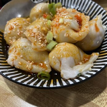 Shanghai Dumpling King - D5. Spicy Chives & Pork Dumpling (8pcs) - Dim Sum Near Me - San Francisco, California