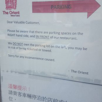 The Orient Chinese Cuisine - Chinese Near Me - Halifax, Nova Scotia