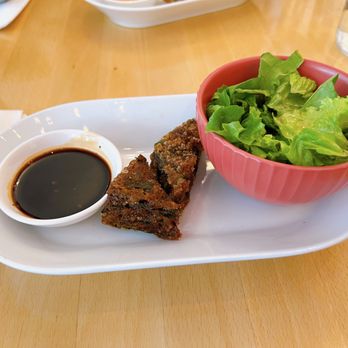 One More Charm - Lunch special appetizer - chive pancake - Thai Near Me - Brooklyn, New York