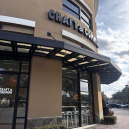Exterior outside entrance of Craft & Common - Lake Mary, Florida Exterior outside entrance of Craft & Common - Lake Mary, Florida